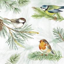 Коктейлни салфетки 20бр Charming Birds